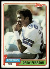 1981 Topps #95 Drew Pearson Dallas Cowboys