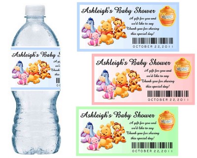 winnie the pooh baby shower favors