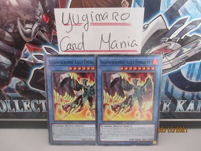 Yu-gi-oh! Salamangrande Emerald Eagle MP19-FR179 1st x2