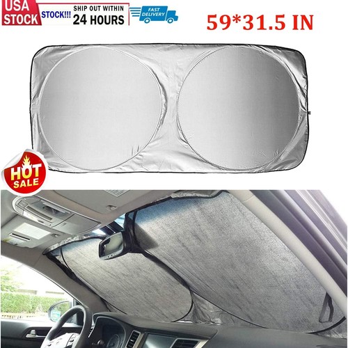 For Hyundai Foldable Car Windshield Sun Shade Shield Cover Visor UV Heat Block