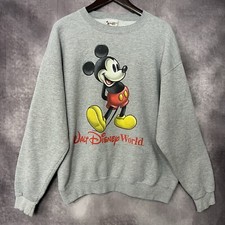 Vintage Mickey Mouse Inc Walt Disney World Size Large Sweatshirt Logo Crewneck