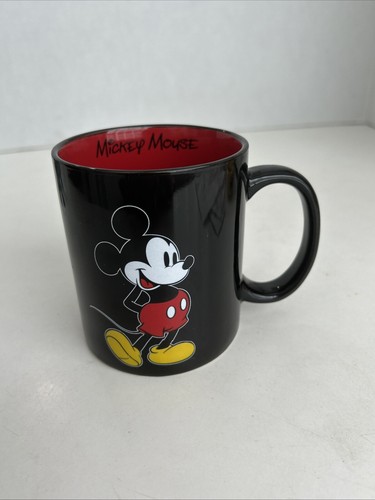 Disney Classic Mickey Mouse Black Coffee Mug 12 oz - Picture 3 of 6