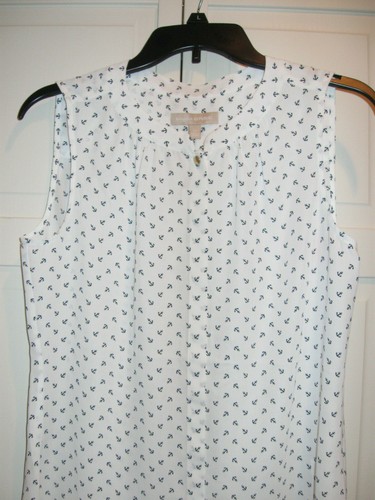 Blusa Banana Republic stampa ancora taglia 6 - Foto 3 di 8