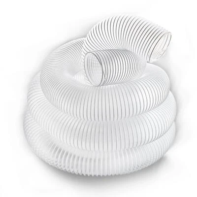 BAMATO Absaugschlauch 100mm mit 10 Meter Spiralschlauch für Absauganlage