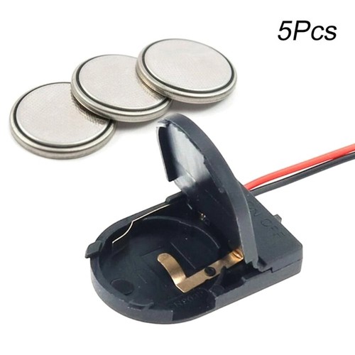 5Pcs Household Coin Cell Container CR2032 Button Battery Socket Holder Organizer - Picture 7 of 9