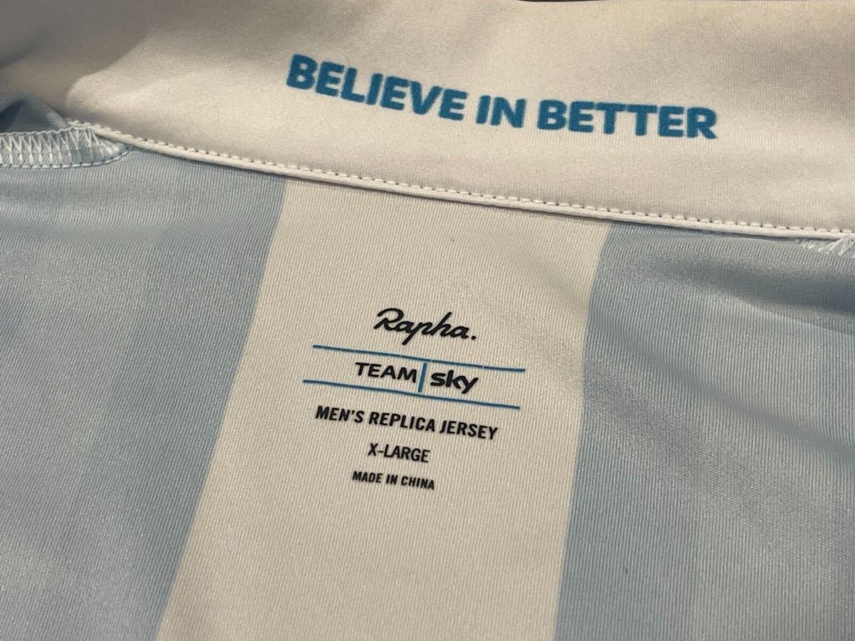 Rapha Men's Replica Jersey XL Team Sky Supporters Roadwear | eBay