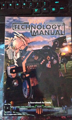 TRINITY TECHOLOGY MANUAL SOURCEBOOK WW9200 WHITE WOLF GAME TPB PAPERBACK  