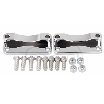 MokitDora Front Fender Spacer Bracket Relocator Kit Fits Harley Touring Road King Electra Glide FLHR FLHT 2003-2013 21 Wheel Models, Black