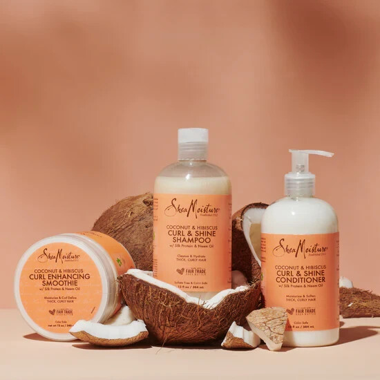 Shea Moisture Coconut Hibiscus Range for Curly Natural Hair