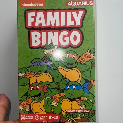 Aquarius Nickelodeon Mutant Ninja Turtles Family Bingo Game
