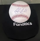 CORBIN CARROLL Signed OMLB Baseball w/ Snakes Alive Inscription FANATICS/MLB COA