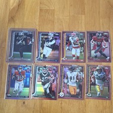 Topps Chrome 2025 Rookie/ Vet lot, leather and red white and blue. 