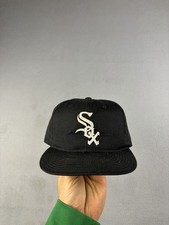 Vintage Chicago White Sox Hat SnapBack Cap Bl...