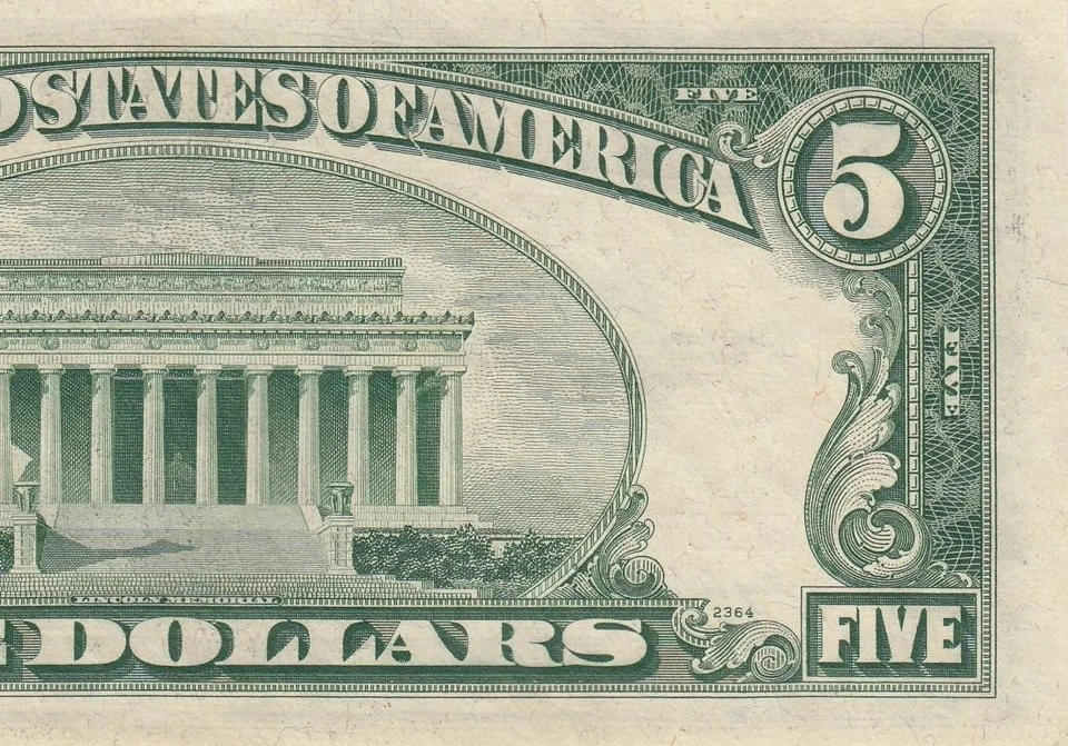 1953-A UNITED STATES NOTE FIVE DOLLARS $5 "B" (( GEM UNC )) - Image 3 of 4