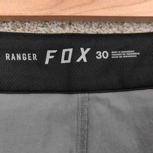 Fox Racing Ranger Shorts Mens 30 Grey MTB Mountain Biking Cycling Performance - Picture 9 of 15