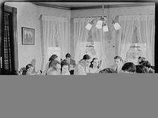 Southington Connecticut Ralph Hurlbut Family Sunday Dinner 1940s Home Interior