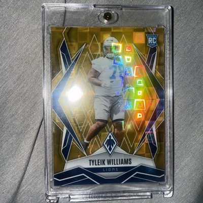 2025 Panini Phoenix Gold Pandora /10 Tyleik Williams LIONS RC SSP