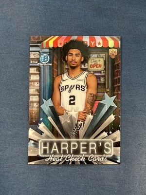 2025-26 Bowman Dylan Harper RC Hobby Stars Chrome Refractor #HS-4 Spurs