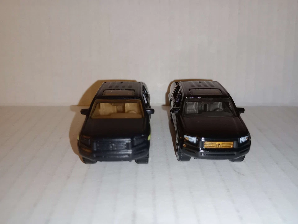 Matchbox HONDA RIDGELINE negro lote de 2 Foto 2 de 4