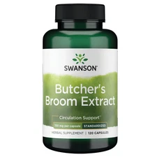 Swanson Butcher's Broom (Standardized) 150 mg 120 Capsules