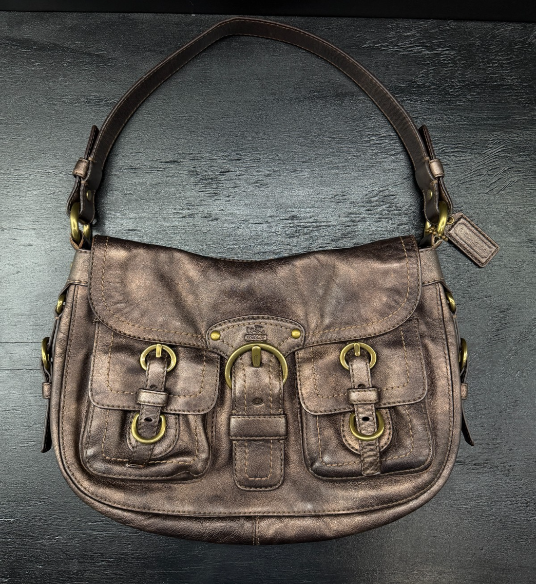 ショルダーバッグ Vintage Coach Legacy Garcia Hobo Bag Vintage Coach Legacy Garcia Leather hobo Bag Limited Edition black