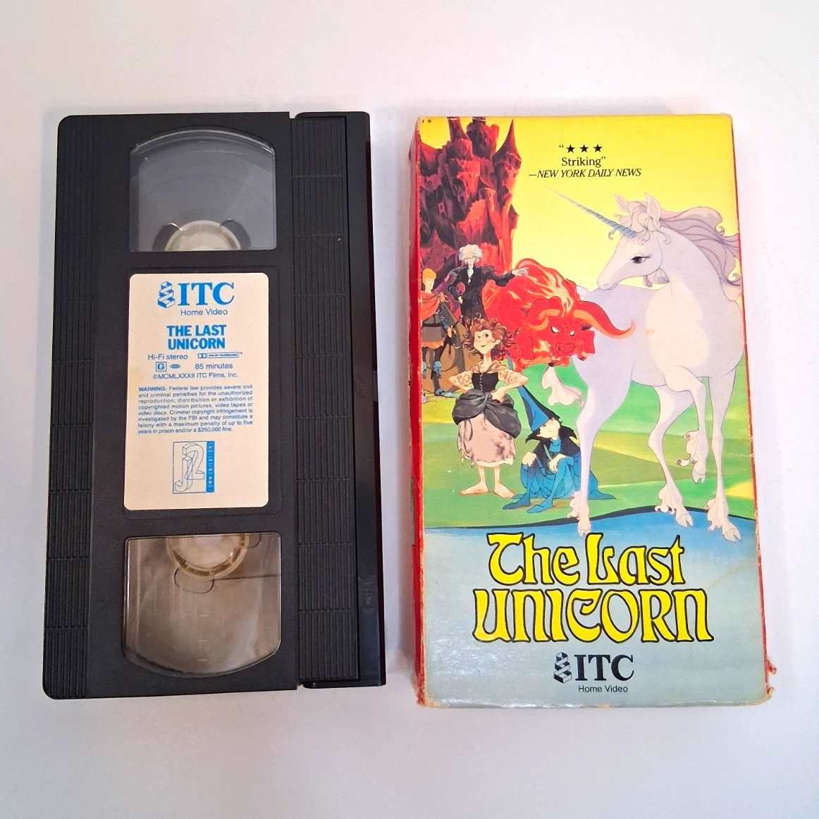 The Last Unicorn VHS Tapes Jeff Bridges for sale | eBay