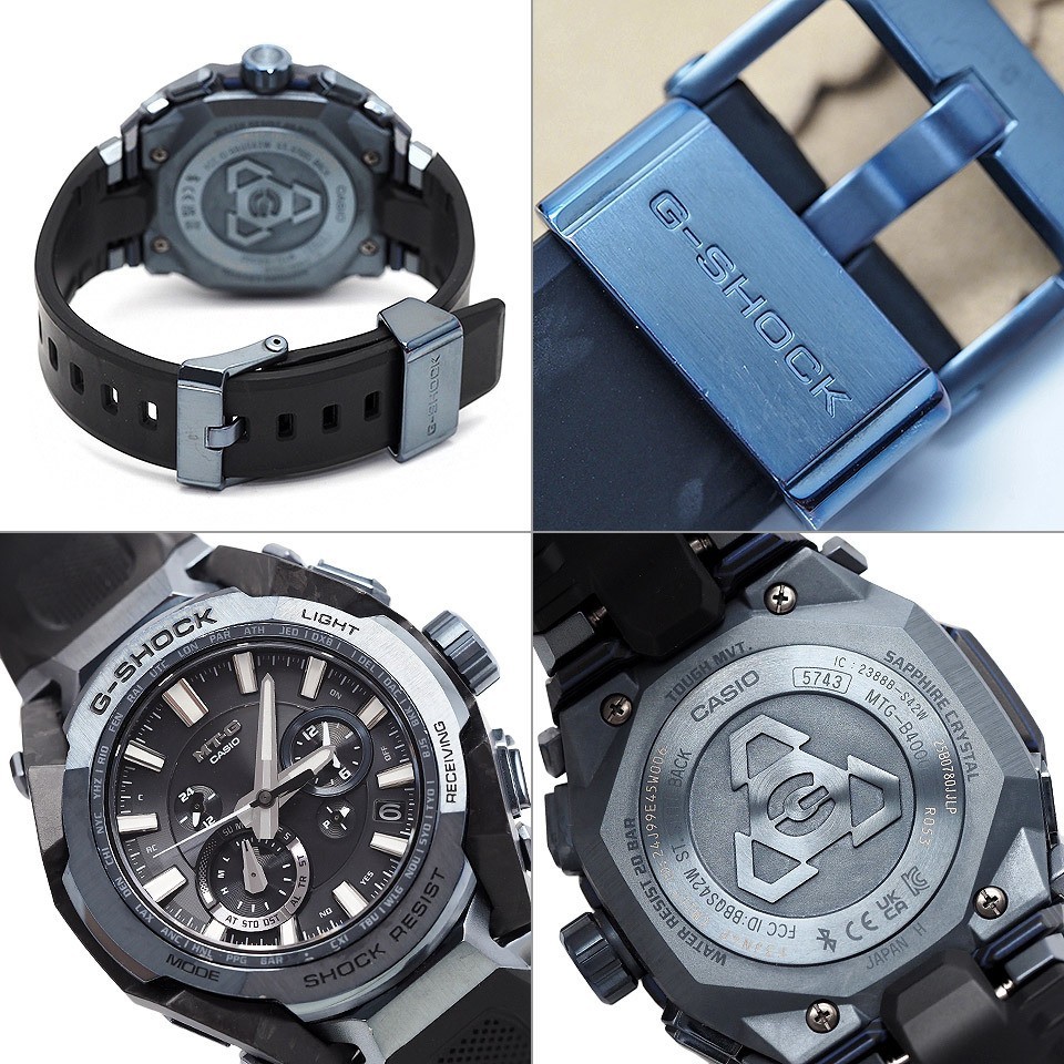 CASIO G-SHOCK MT-G MTG-B4000B-1A2JF Black Solar Radio Men's Watch