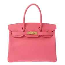 HERMES Birkin 30 SP Order Rose azalee hand bag 800000135891000