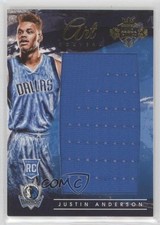 2015-16 Panini Court Kings Art Nouveau Jerseys 172/299 Justin Anderson #21 0x3x