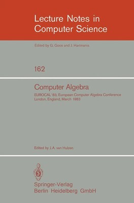 J. A. van Hulzen | Computer Algebra | Taschenbuch | Englisch (1983) | Springer