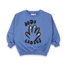 Bobo Choses Kids High-Five Printed Sweatshirt Blue B225AC035 421 147569124