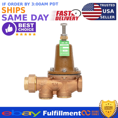 #ad 3 4quot; 600XL Water Pressure Reducing Valve Adjustable 25 75 PSI # LF25AUB Z3 $124.00