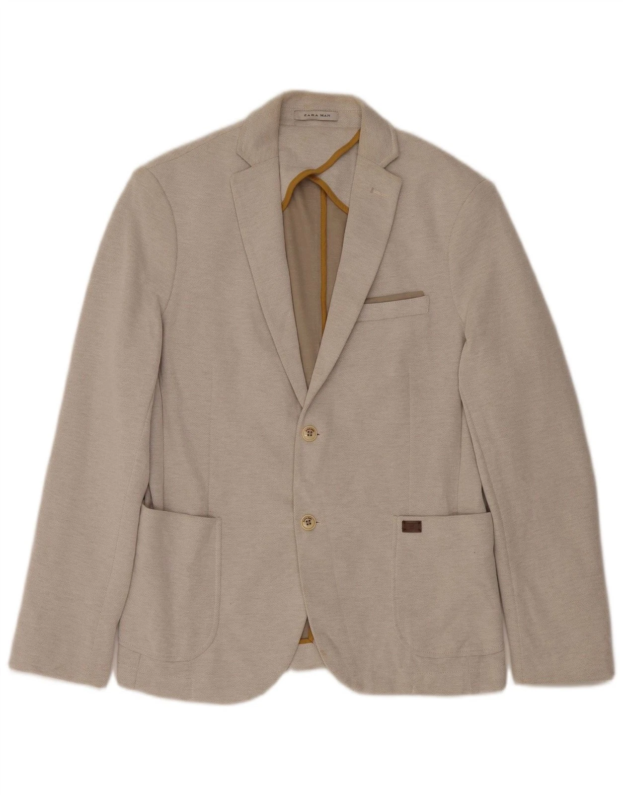 ZARA Mens 2 Button Blazer Jacket EU 52 Large Grey Polyester AC25
Opens in a new window or tab