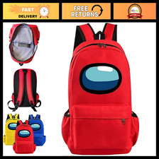 Anime Kids Backpack 17-inch, School Travel Bag for Boys Girls, Laptop Bookbag