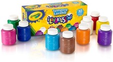 Crayola Washable Kids Paint Set  10 Colors