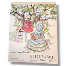 Little Women Paper Dolls 1981 Evergreen Press Janet Nason Uncut Vintage Booklet