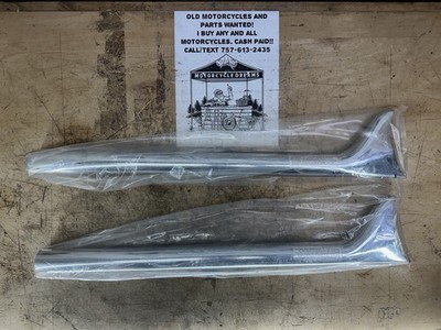 2 Emgo 29'' Roadhawk Fishtail Exhausts 80-75130 1 3/4 inch Harley