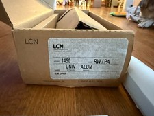 LCN 1450 SERIES DOOR CLOSER ALUMINUM AL FINISH RW/PA ARM FULL COVER