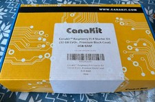 CanaKit Raspberry Pi 4 Starter kit (32GB Evo+,Premium BLACK CASE) 4GB RAM