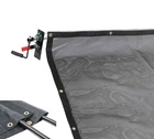 DTR DUMP Trailer PVC Mesh Tarp Kit w/ 6' x 14' PVC Mesh Tarp Double Pocket
