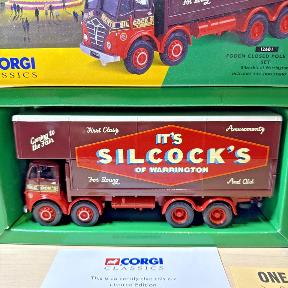 Corgi Classics #12601 Foden Closed Pole Truck Silcocks of Warrington - Image 2 of 4