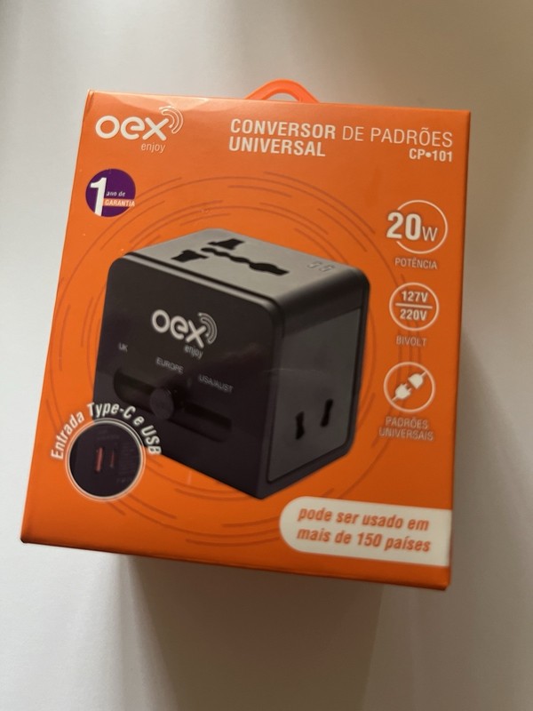 Universal Travel Adapter with USB A/C