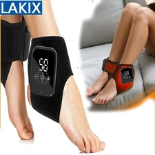 Electric Foot Ankle Massager Heating Vibration & Air Compression Pain Relief