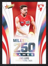 2026 AFL SELECT FOOTY STARS MILESTONE GAME CARD - [SYDNEY] - MG89 Jake LLOYD