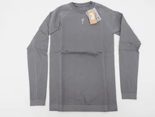 New! Specialized Seamless Baselayer Long Sleeve Men's Cycling Size Small Gray