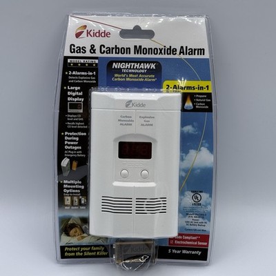 Kidde Nighthawk KN-COEG-3 Explosive Gas & Carbon Monoxide Alarm Detector