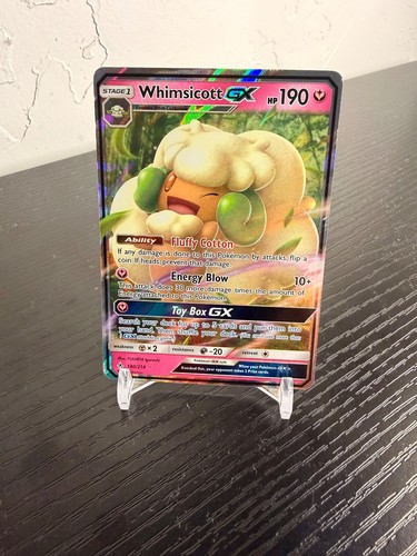 Whimsicott GX Holo Ultra Rare SM - Unbroken Bonds 140/214 NM