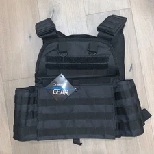 VISM Performance Gear Tactical Vest CVPCV2924B Black Adjustable