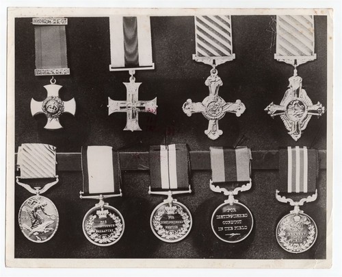 WW2 Various British Military Medals 8x10 Original News Photo