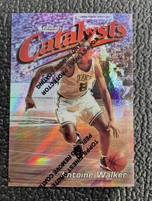  ANTOINE WALKER 1997 TOPPS FINEST CATALYSTS REFRACTOR W/COATING #'d /1090! 